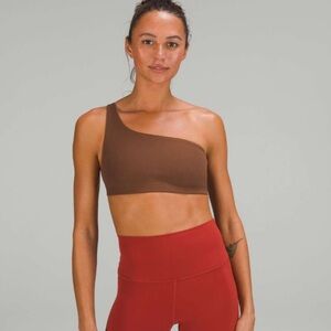 Lululemon Ribbed Nulu Asymmetrical Yoga Bra *Light Support, A/B Cup